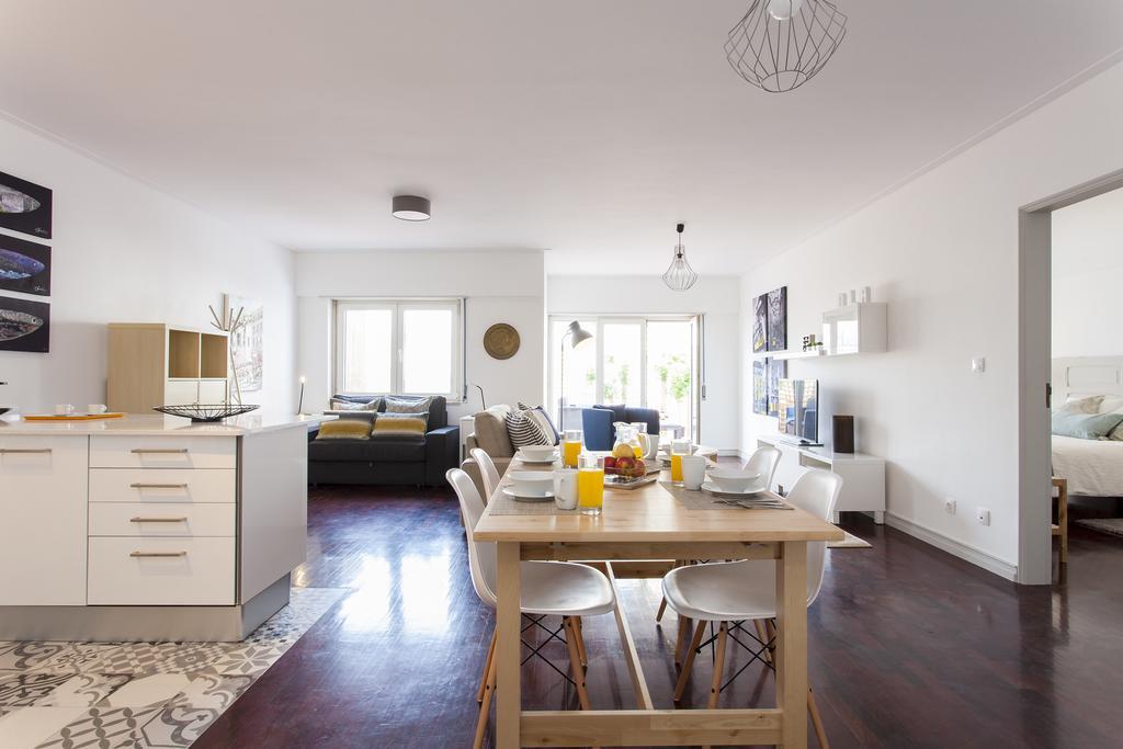 Joivy Superb 1-Bed Apt With Workspace And Terrace, Close To Avenida Da Liberdade Lisboa Extérieur photo